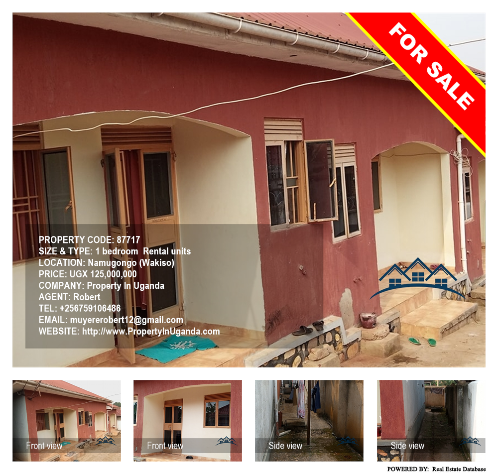 1 bedroom Rental units  for sale in Namugongo Wakiso Uganda, code: 87717