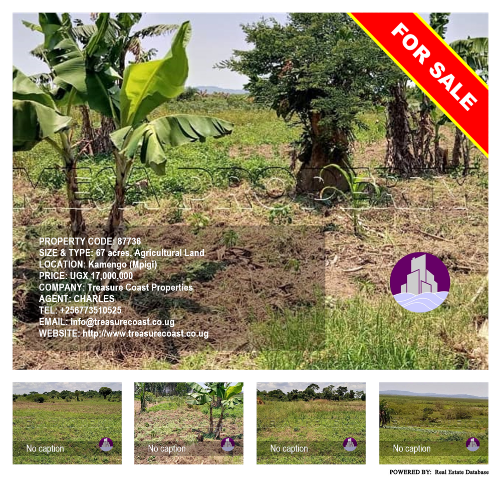 Agricultural Land  for sale in Kamengo Mpigi Uganda, code: 87736