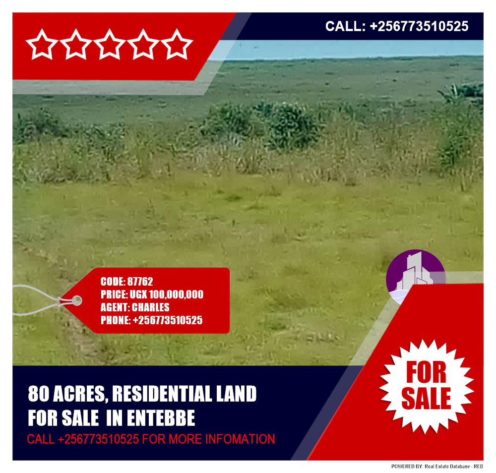 Residential Land  for sale in Entebbe Wakiso Uganda, code: 87762