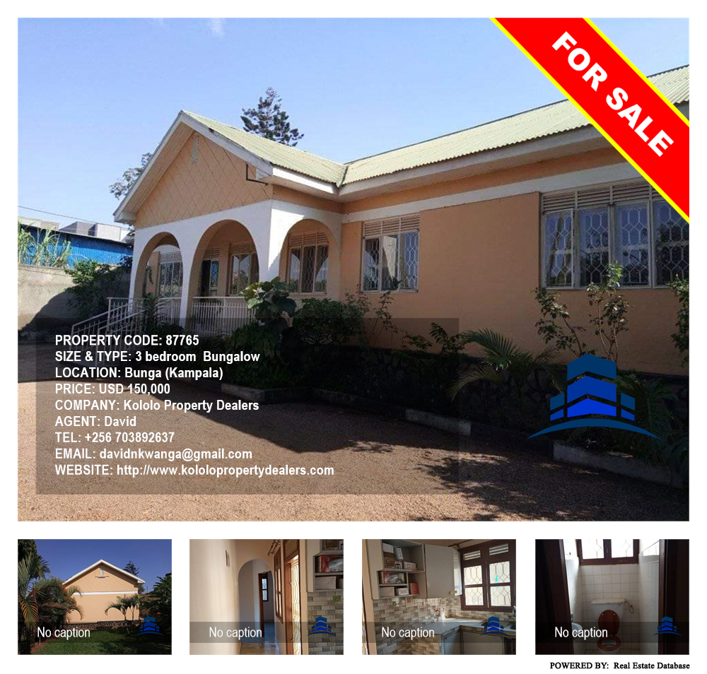 3 bedroom Bungalow  for sale in Bbunga Kampala Uganda, code: 87765