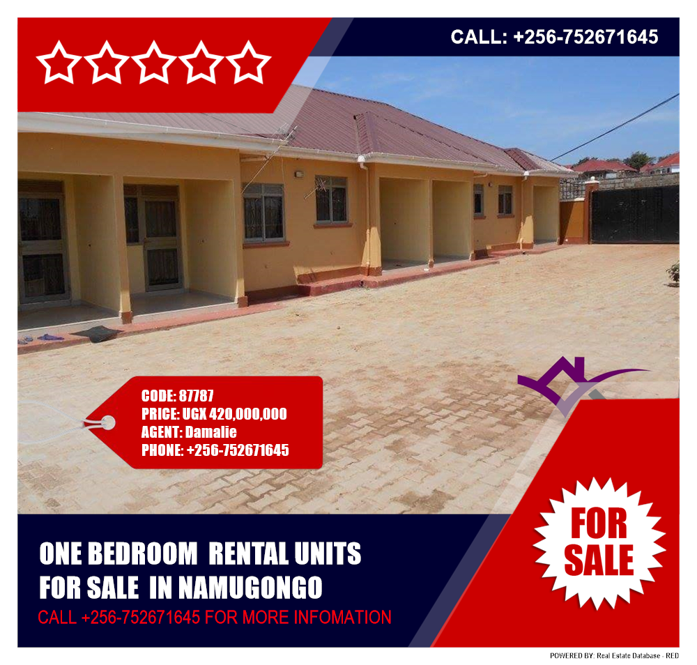 1 bedroom Rental units  for sale in Namugongo Mukono Uganda, code: 87787