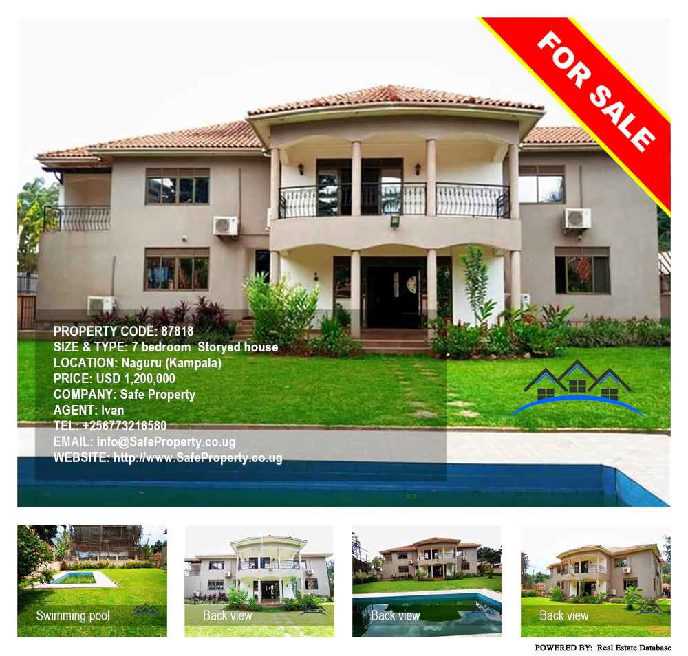 7 bedroom Storeyed house  for sale in Naguru Kampala Uganda, code: 87818