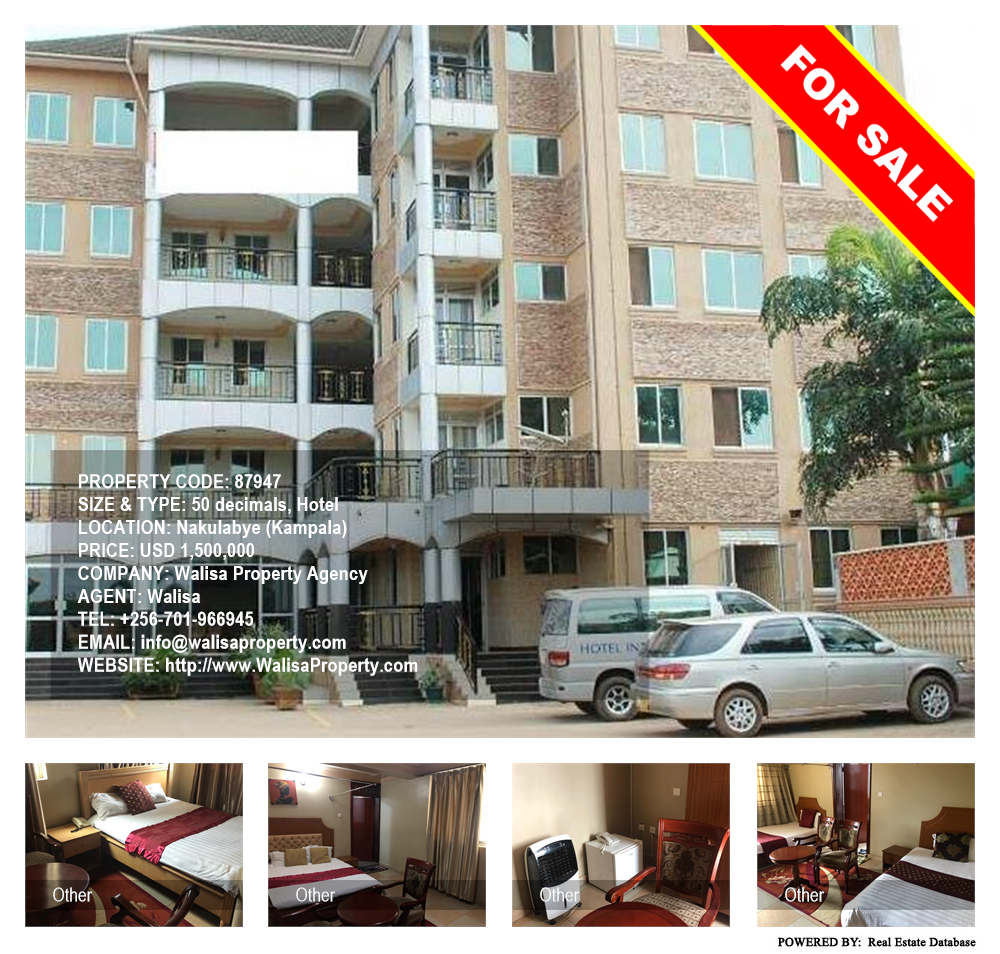 Hotel  for sale in Nakulabye Kampala Uganda, code: 87947