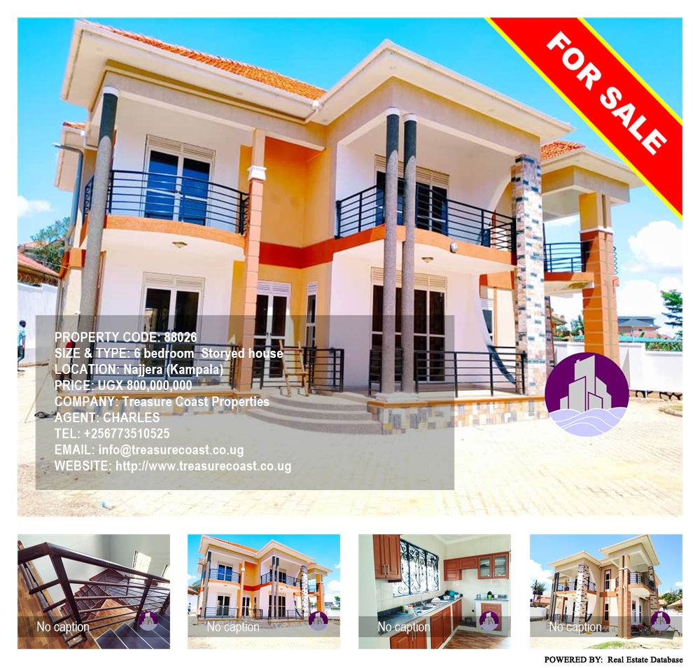 6 bedroom Storeyed house  for sale in Najjera Kampala Uganda, code: 88026