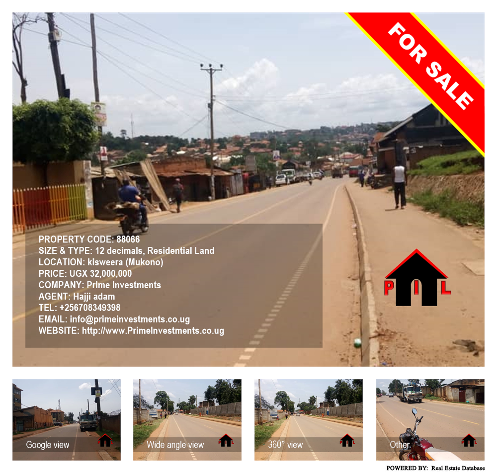 Residential Land  for sale in Kisweera Mukono Uganda, code: 88066