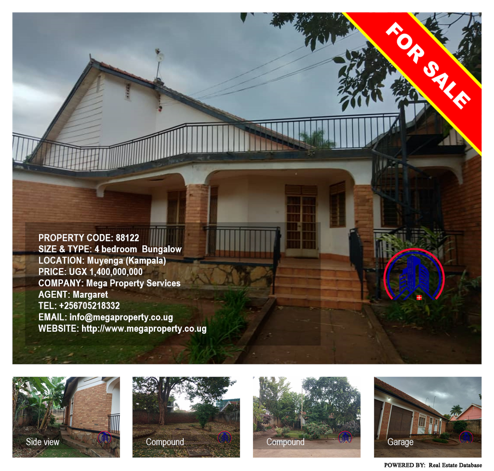 4 bedroom Bungalow  for sale in Muyenga Kampala Uganda, code: 88122