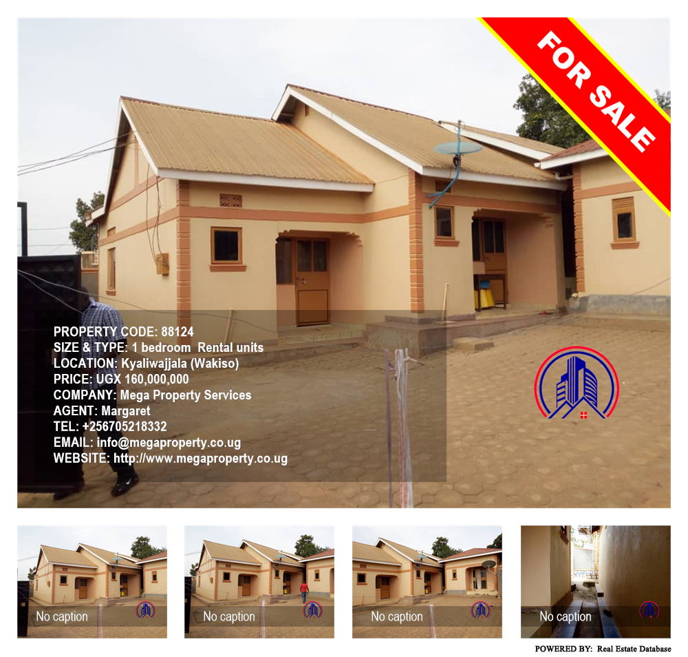 1 bedroom Rental units  for sale in Kyaliwajjala Wakiso Uganda, code: 88124