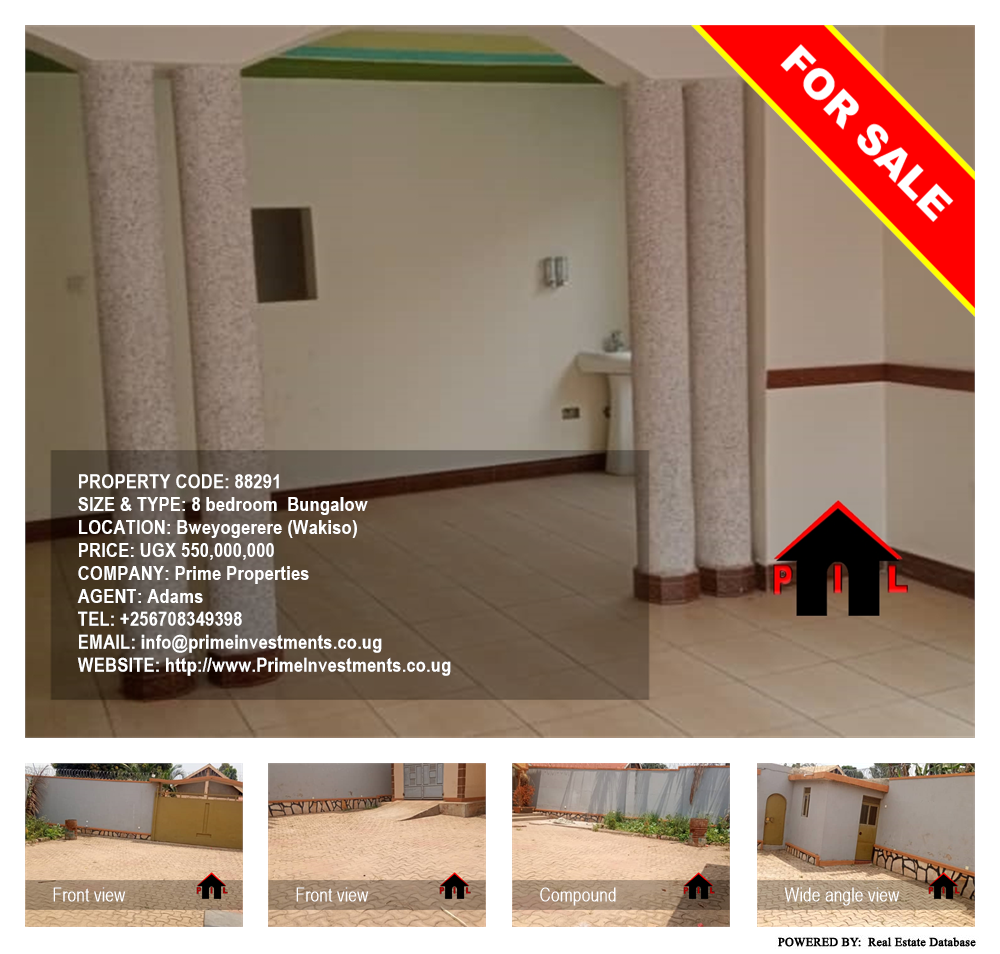 8 bedroom Bungalow  for sale in Bweyogerere Wakiso Uganda, code: 88291
