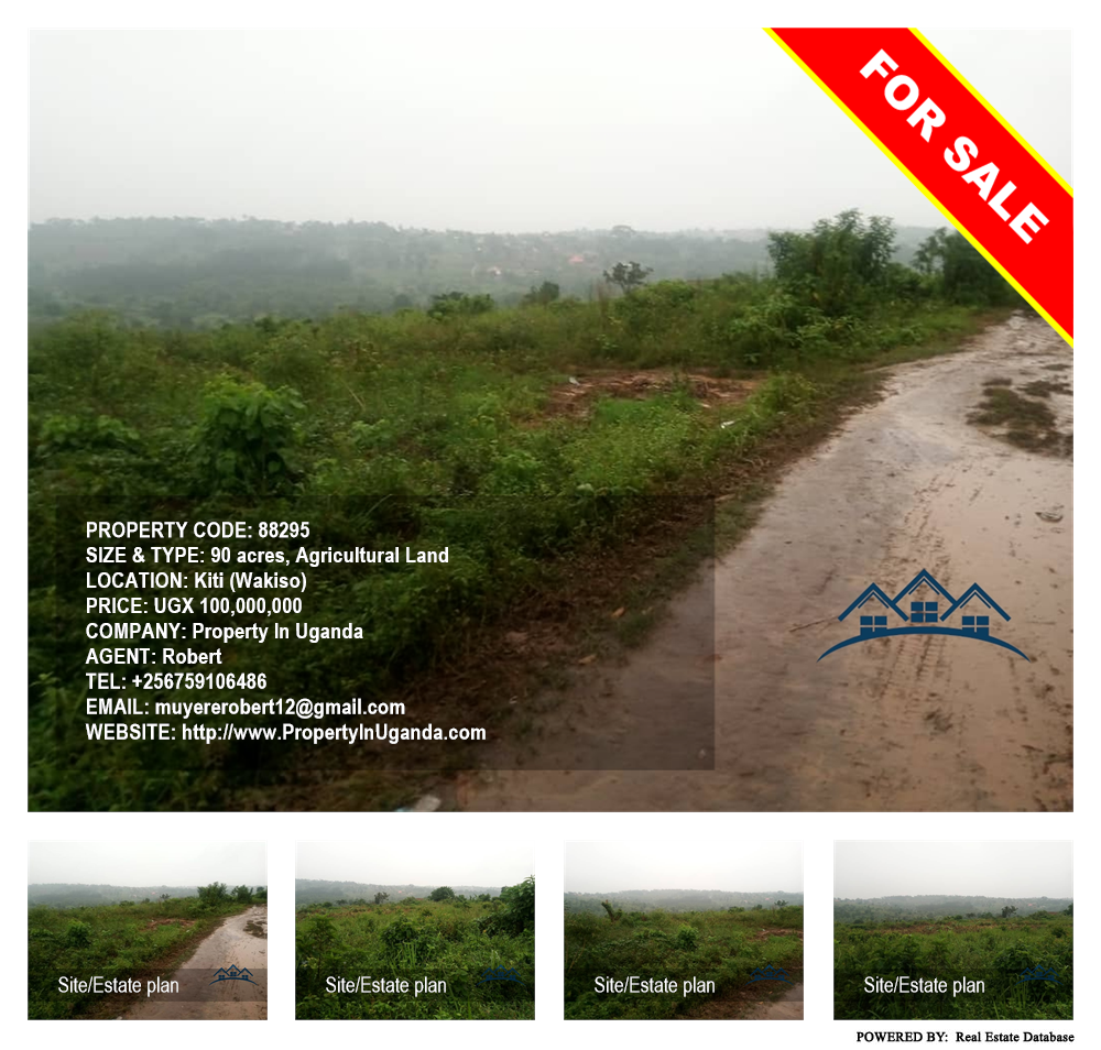 Agricultural Land  for sale in Kiti Wakiso Uganda, code: 88295