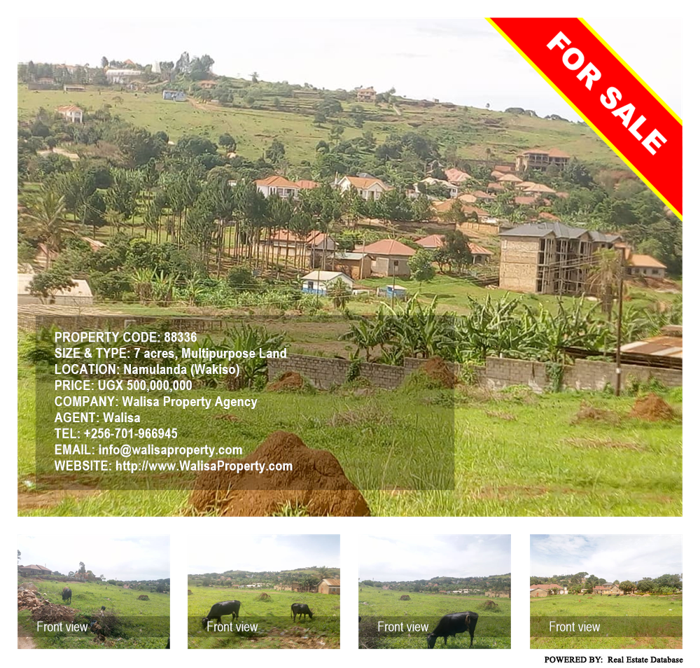 Multipurpose Land  for sale in Namulanda Wakiso Uganda, code: 88336