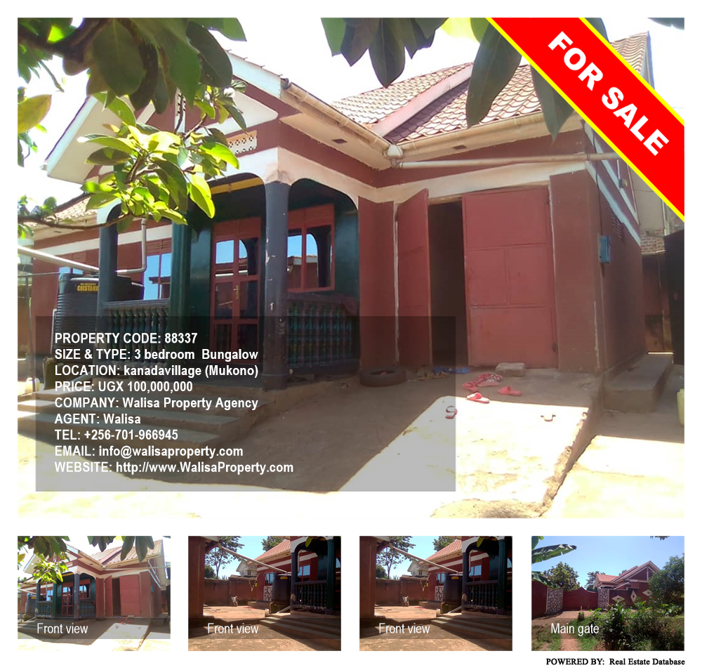 3 bedroom Bungalow  for sale in Kanadda Mukono Uganda, code: 88337