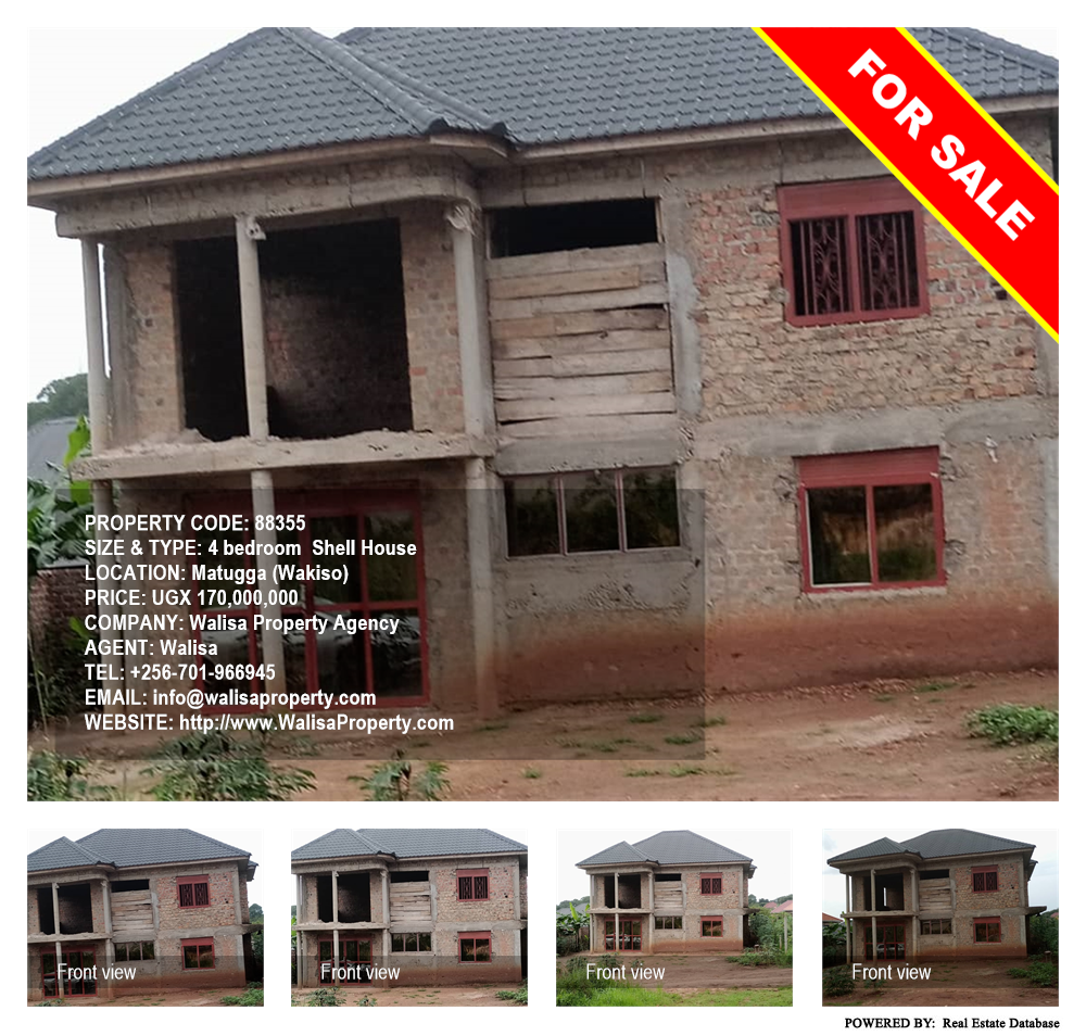 4 bedroom Shell House  for sale in Matugga Wakiso Uganda, code: 88355