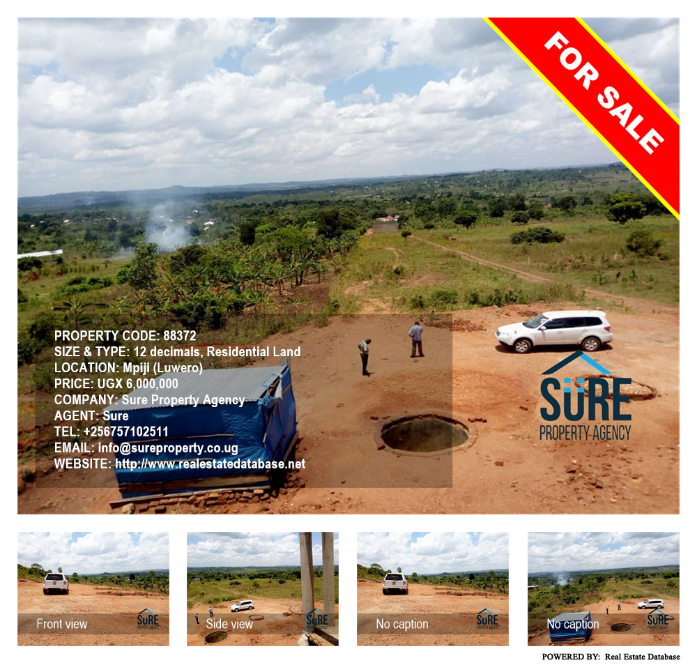 Residential Land  for sale in Mpiji Luweero Uganda, code: 88372