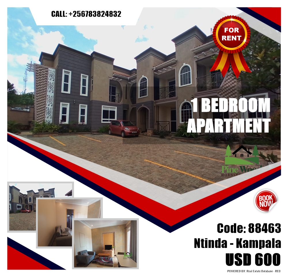 1 bedroom Apartment  for rent in Ntinda Kampala Uganda, code: 88463