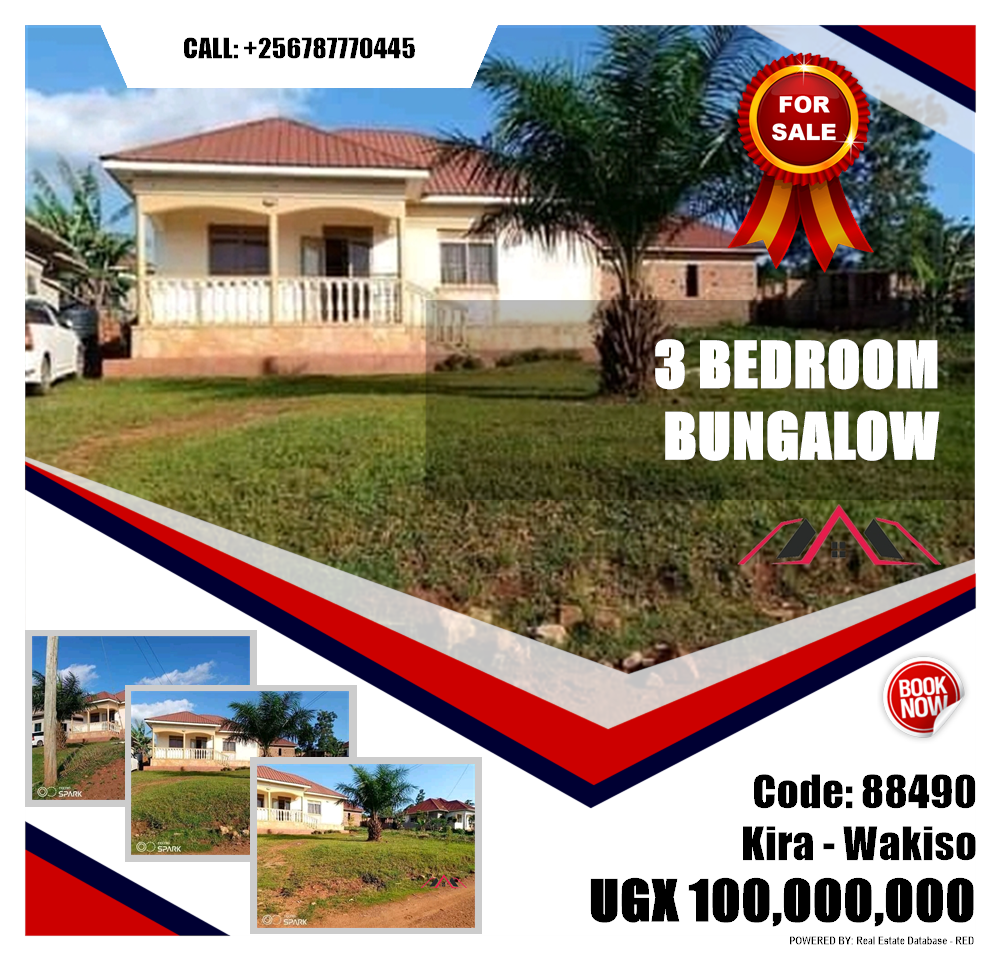 3 bedroom Bungalow  for sale in Kira Wakiso Uganda, code: 88490