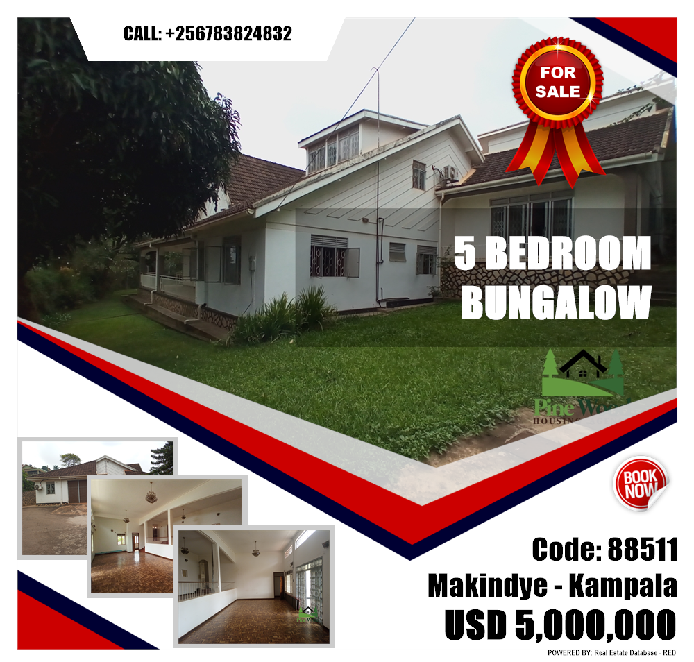 5 bedroom Bungalow  for sale in Makindye Kampala Uganda, code: 88511