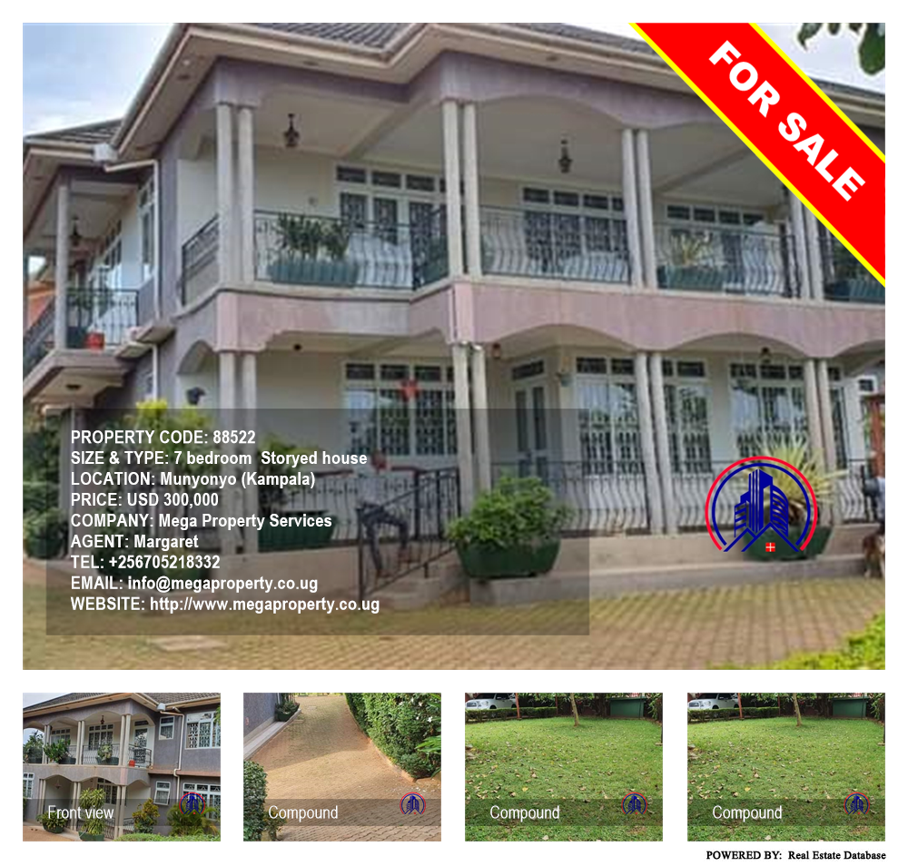 7 bedroom Storeyed house  for sale in Munyonyo Kampala Uganda, code: 88522