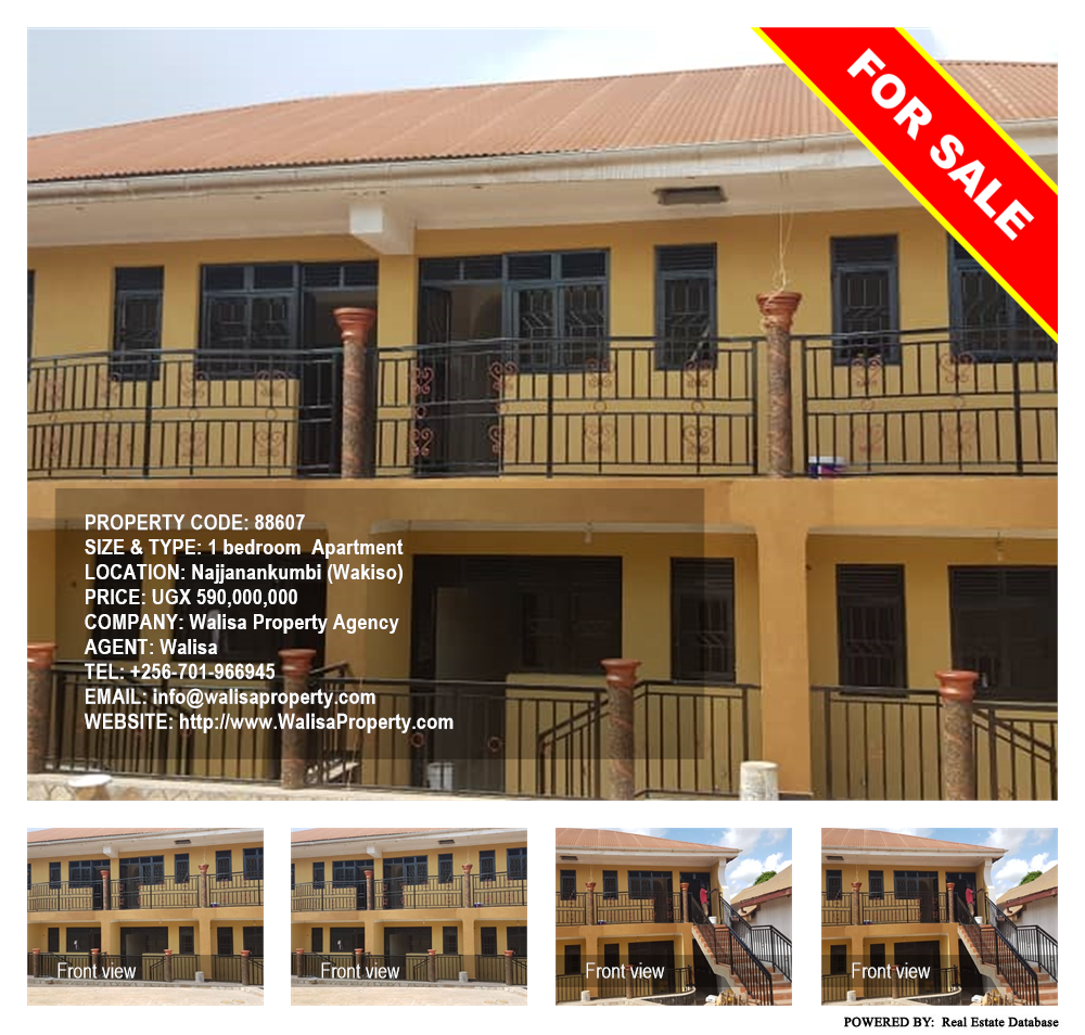 1 bedroom Apartment  for sale in Najjanankumbi Wakiso Uganda, code: 88607