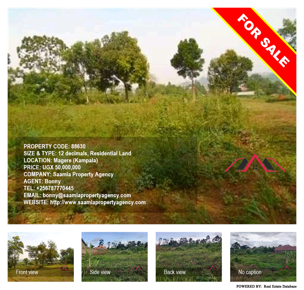 Residential Land  for sale in Magere Kampala Uganda, code: 88630