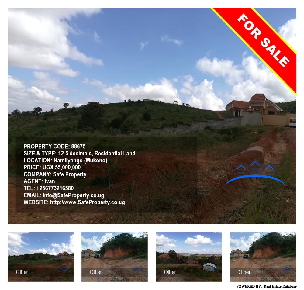 Residential Land  for sale in Namilyango Mukono Uganda, code: 88675