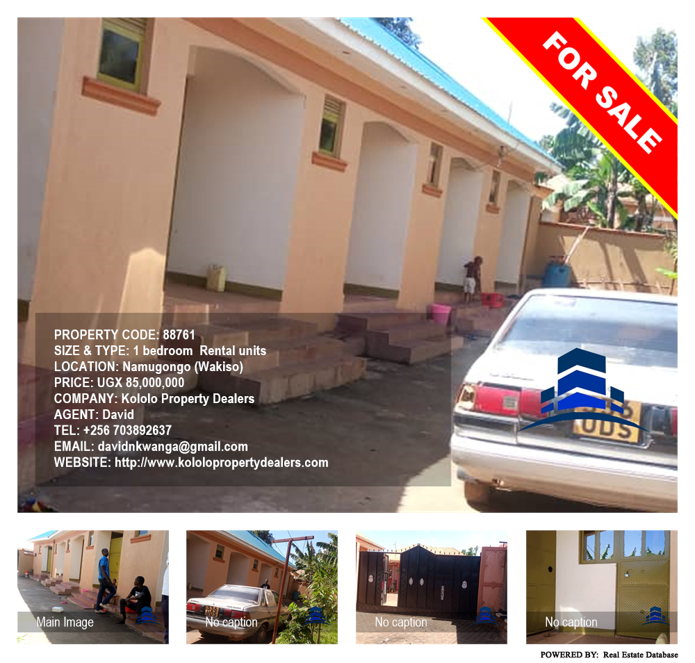 1 bedroom Rental units  for sale in Namugongo Wakiso Uganda, code: 88761