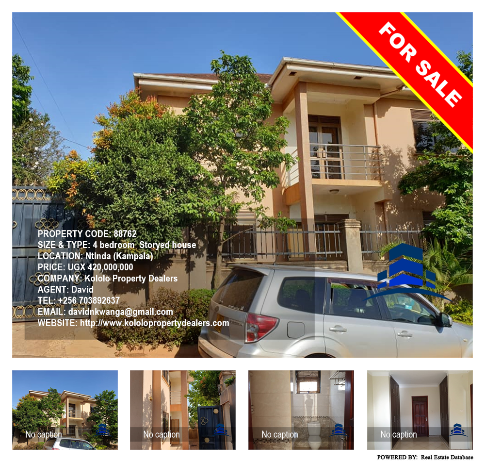 4 bedroom Storeyed house  for sale in Ntinda Kampala Uganda, code: 88762