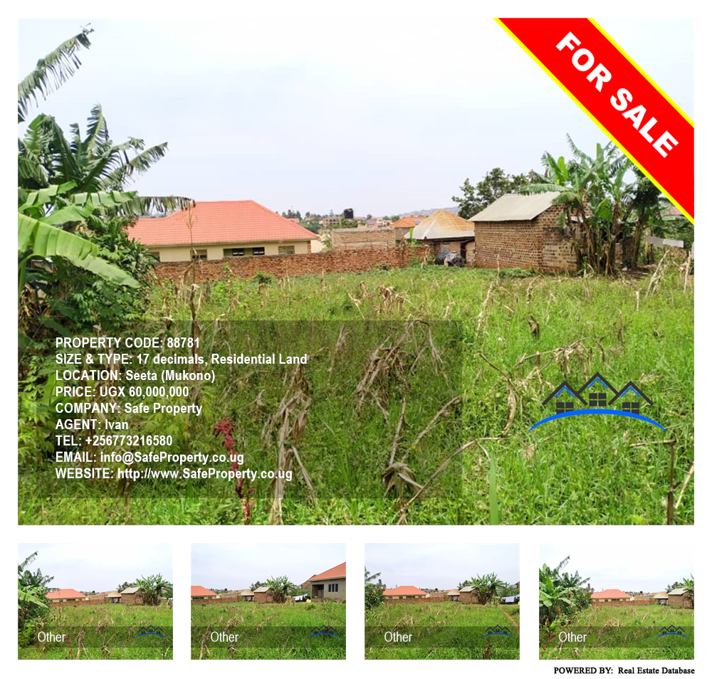 Residential Land  for sale in Seeta Mukono Uganda, code: 88781