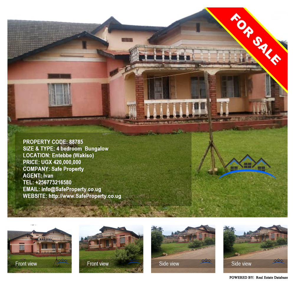 4 bedroom Bungalow  for sale in Entebbe Wakiso Uganda, code: 88785