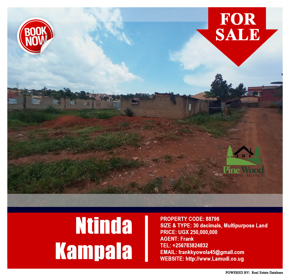 Multipurpose Land  for sale in Ntinda Kampala Uganda, code: 88796