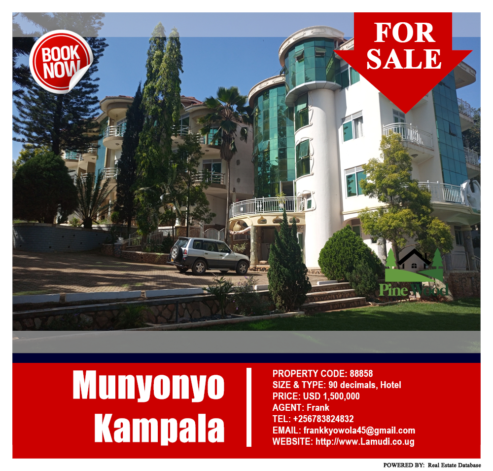 Hotel  for sale in Munyonyo Kampala Uganda, code: 88858