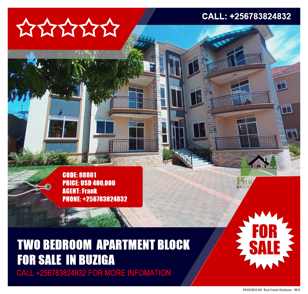 2 bedroom Apartment block  for sale in Buziga Kampala Uganda, code: 88861