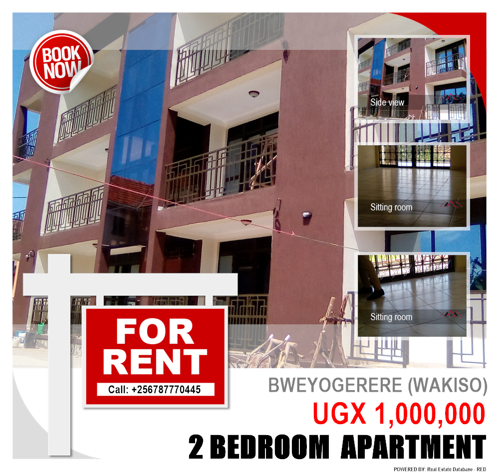 2 bedroom Apartment  for rent in Bweyogerere Wakiso Uganda, code: 88862