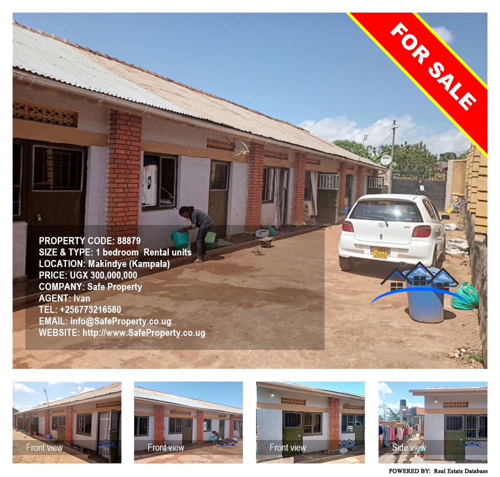 1 bedroom Rental units  for sale in Makindye Kampala Uganda, code: 88879