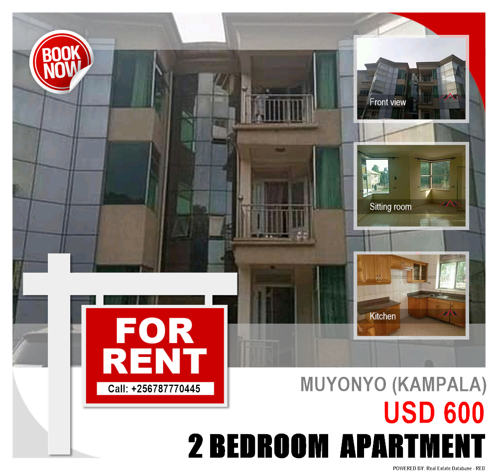 2 bedroom Apartment  for rent in Munyonyo Kampala Uganda, code: 88893