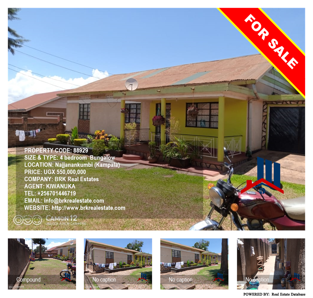 4 bedroom Bungalow  for sale in Najjanankumbi Kampala Uganda, code: 88929