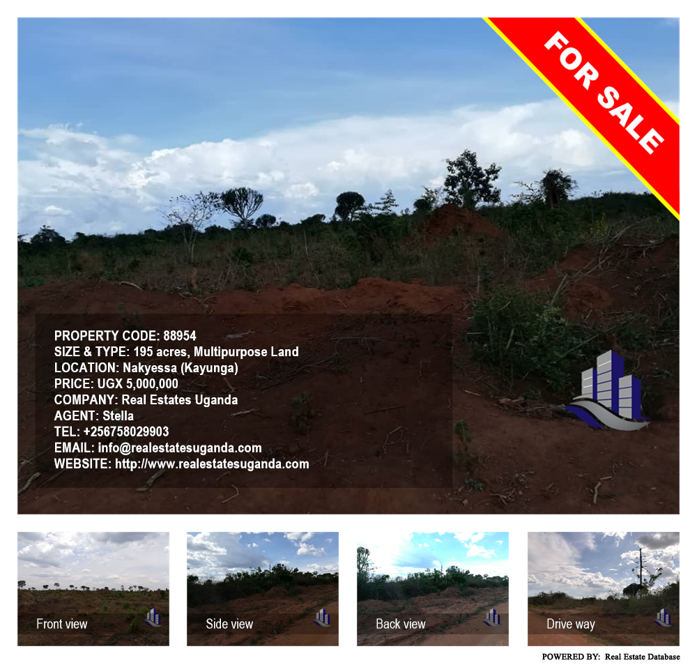 Multipurpose Land  for sale in Nakyessa Kayunga Uganda, code: 88954