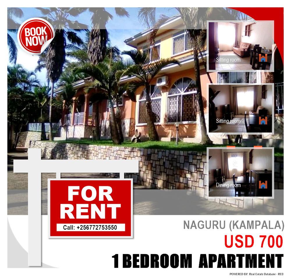 1 bedroom Apartment  for rent in Naguru Kampala Uganda, code: 89027