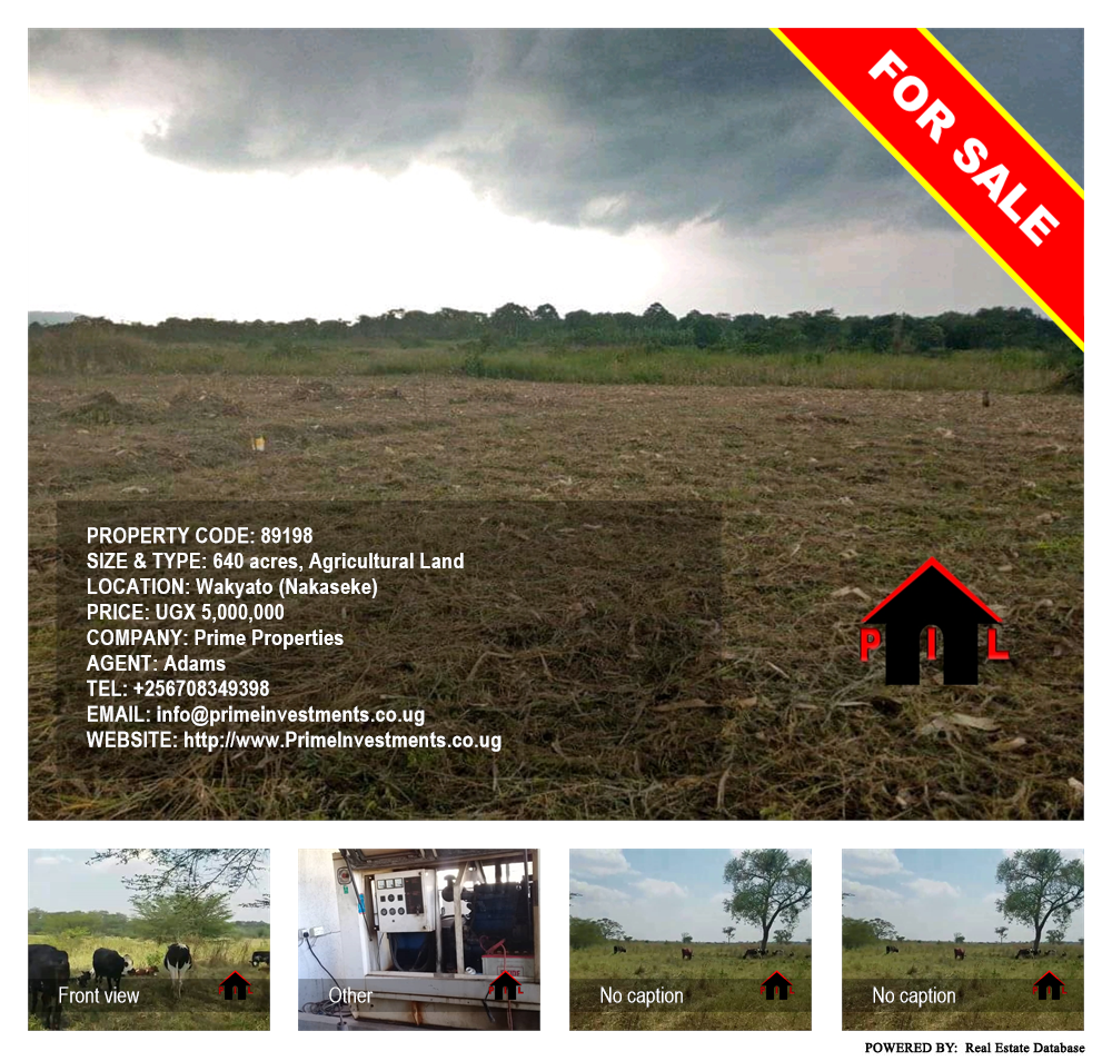 Agricultural Land  for sale in Wakyato Nakaseke Uganda, code: 89198