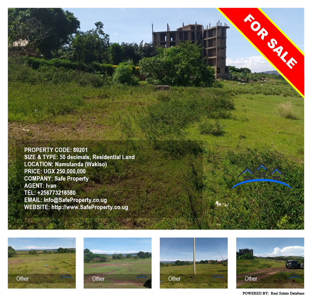 Residential Land  for sale in Namulanda Wakiso Uganda, code: 89201