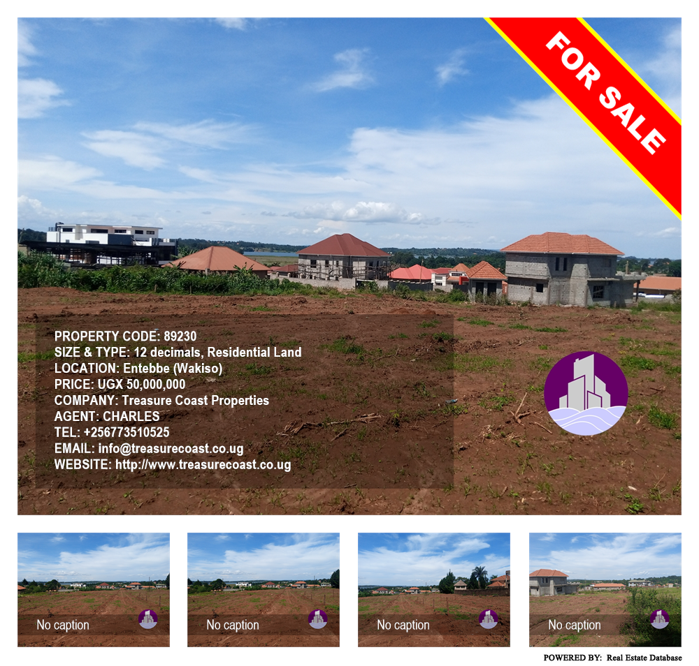Residential Land  for sale in Entebbe Wakiso Uganda, code: 89230