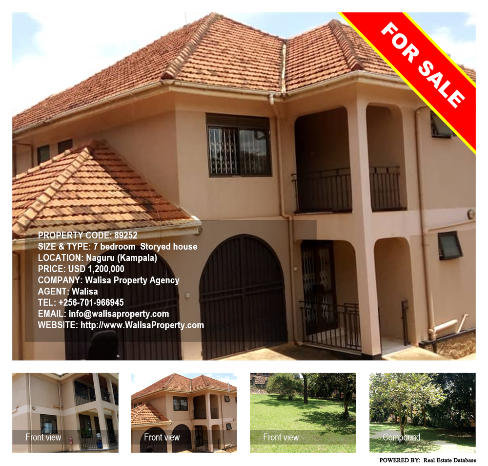 7 bedroom Storeyed house  for sale in Naguru Kampala Uganda, code: 89252