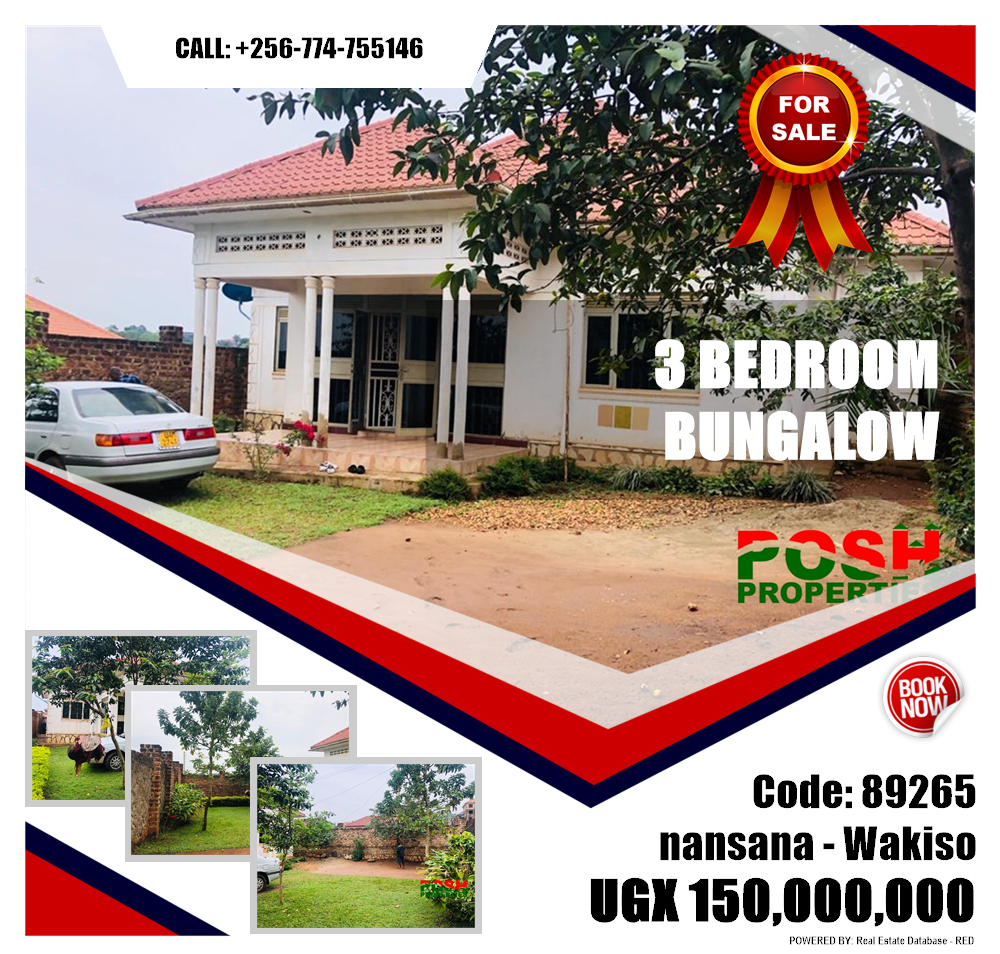 3 bedroom Bungalow  for sale in Nansana Wakiso Uganda, code: 89265