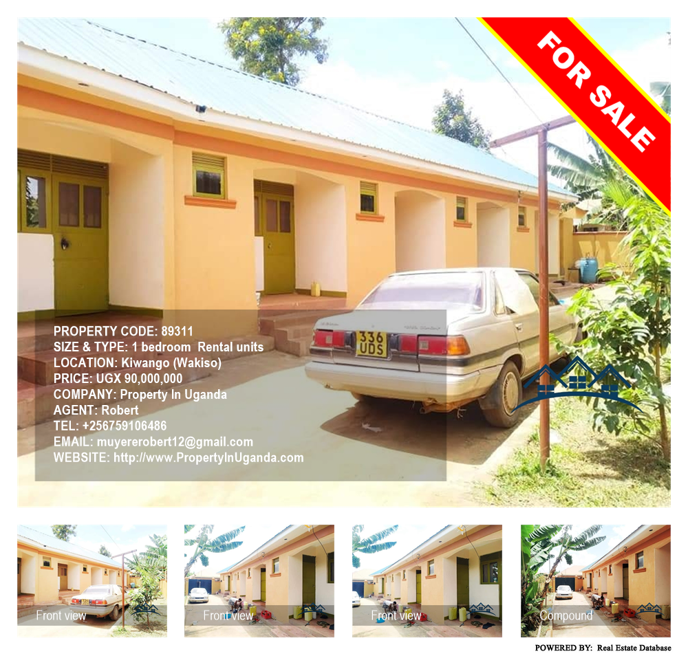 1 bedroom Rental units  for sale in Kiwango Wakiso Uganda, code: 89311