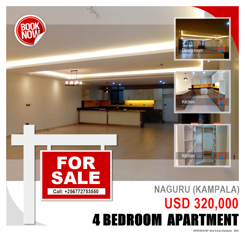 4 bedroom Apartment  for sale in Naguru Kampala Uganda, code: 89342