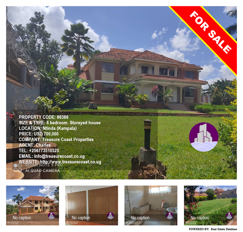 6 bedroom Storeyed house  for sale in Ntinda Kampala Uganda, code: 89366