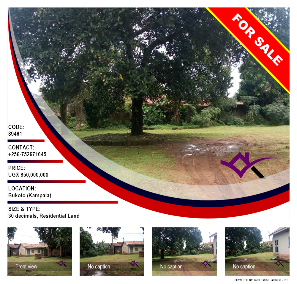 Residential Land  for sale in Bukoto Kampala Uganda, code: 89461