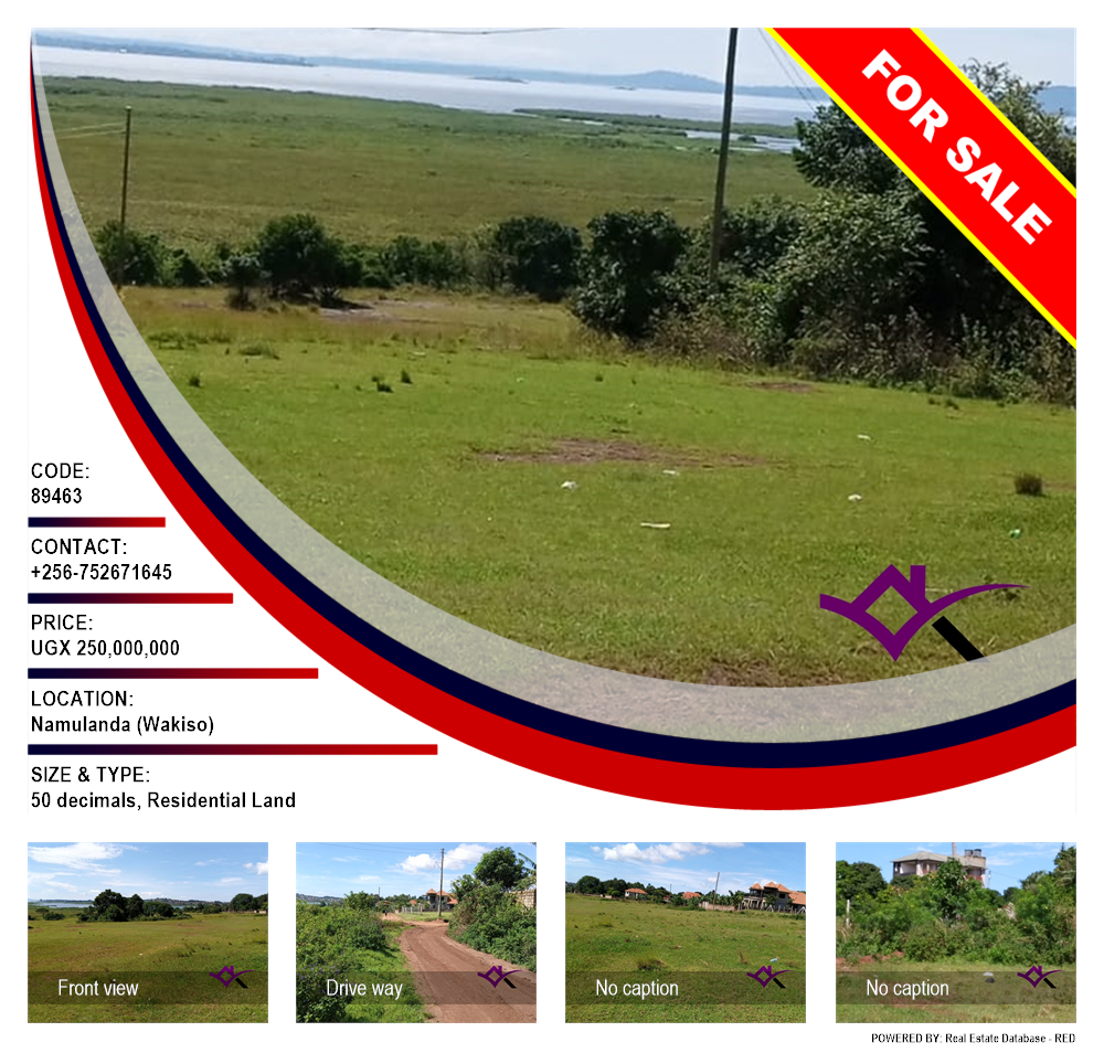 Residential Land  for sale in Namulanda Wakiso Uganda, code: 89463