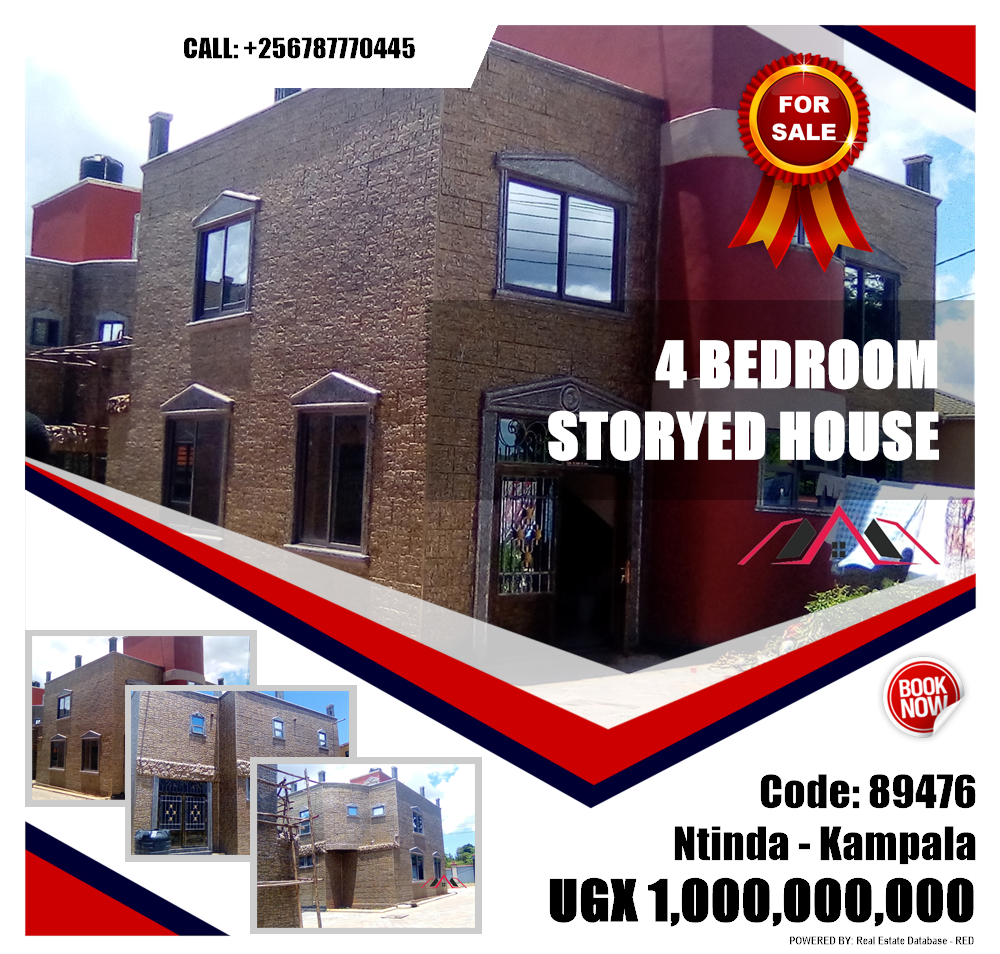 4 bedroom Storeyed house  for sale in Ntinda Kampala Uganda, code: 89476