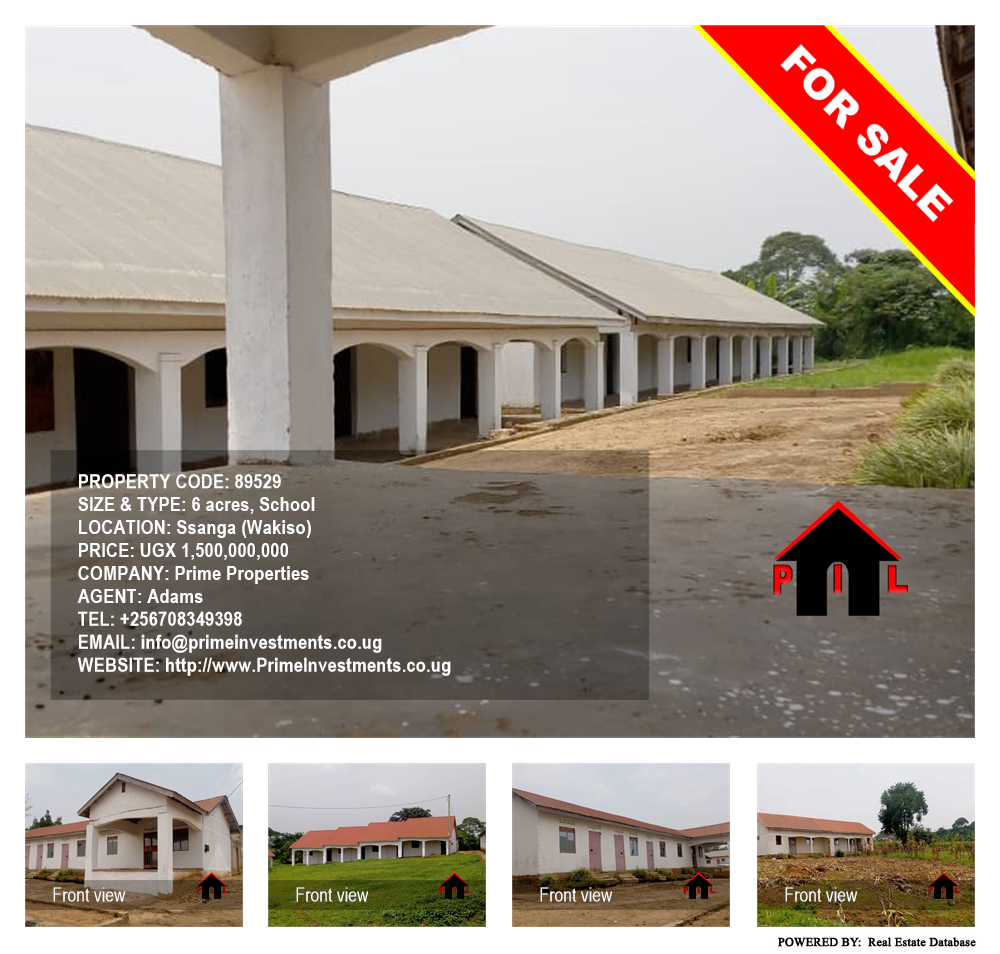 School  for sale in Ssanga Wakiso Uganda, code: 89529