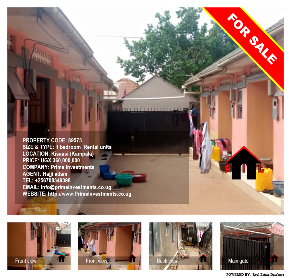 1 bedroom Rental units  for sale in Kisaasi Kampala Uganda, code: 89573